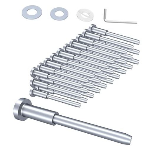 Pack Invisible Cable Railing kit, 1/8" Cable Railing Hardware 30 Silver