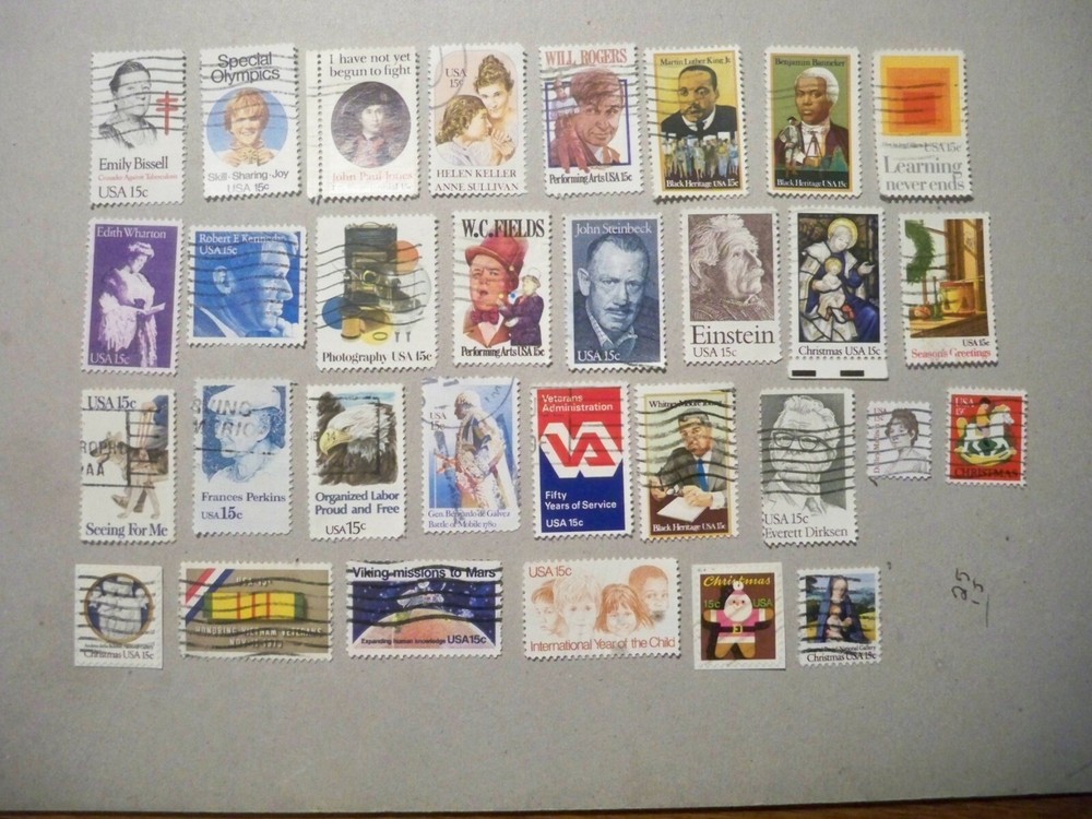 United States Used, 1978-81 Issues, 31 Different Commemoratives,