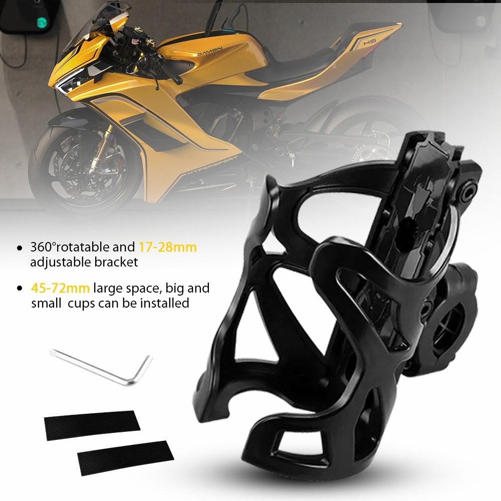 Adjustable Motorcycle Cup Holder Drink Water Bottle Handlebar Mount US EXR