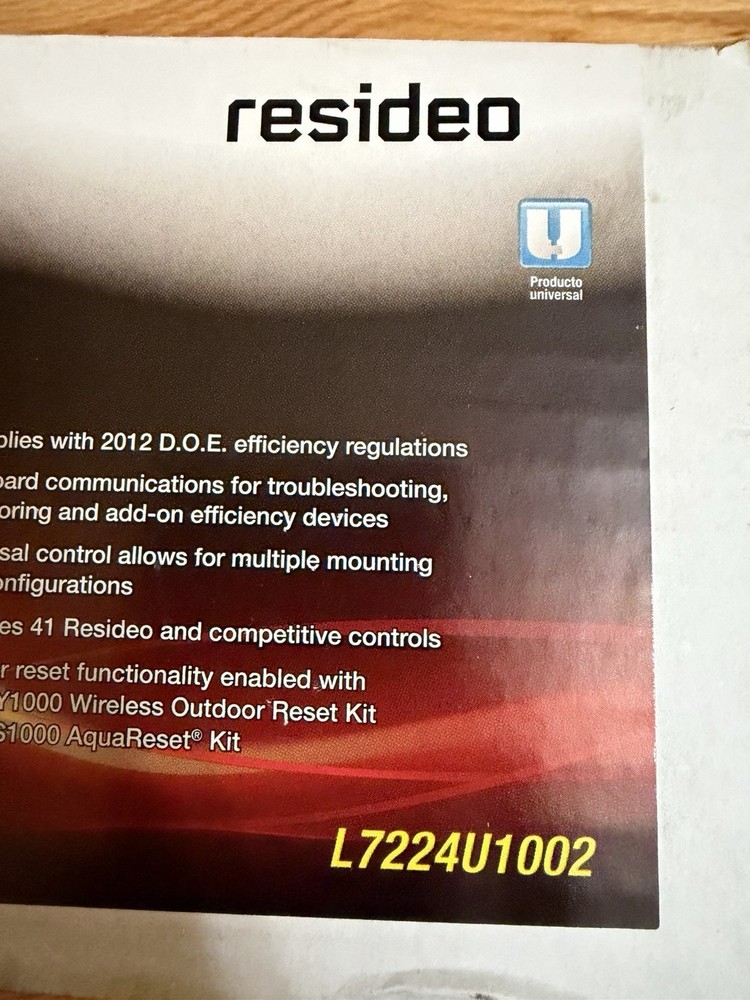 RESIDEO UNIVERSAL OIL ELECTRIC AQUASTAT L7224U