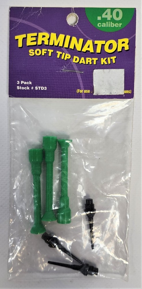 Terminator Blowgun Soft Tip Dart Kit 3 Pack .40 Caliber
