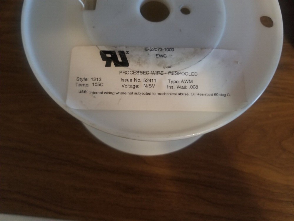 IEWC E-52073-1000 White Wire (1000 ft)