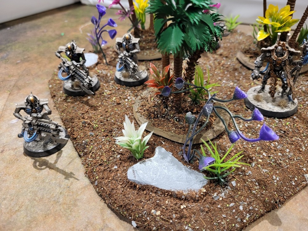 Wargaming Terrain Painted - Jungle Palm tree Set