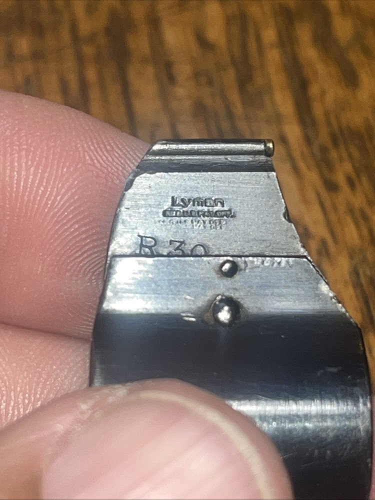 Lyman R30 Front Sight Barrel Mount With Keyway