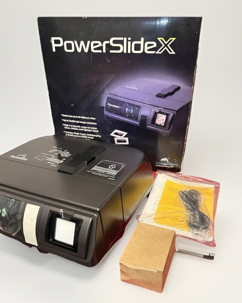 Pacific Image PowerSlide X Automated 35mm Scanner. NEW!