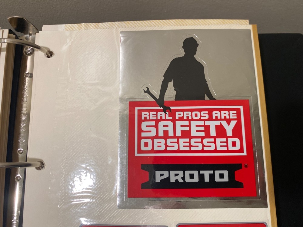 nice older larger Proto tools mining sticker