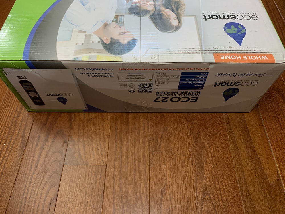 EcoSmart ECO 27 Tankless Electric Water Heater 27 kW 240 V