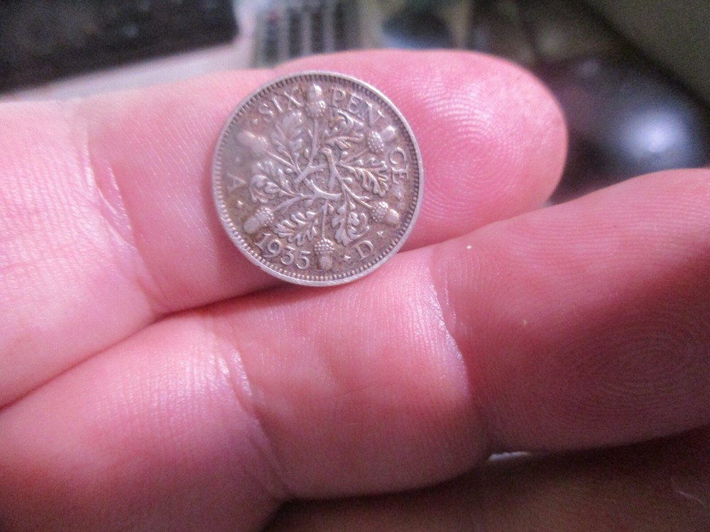 Britain - 1935 Silver Sixpence - George V - 07272201