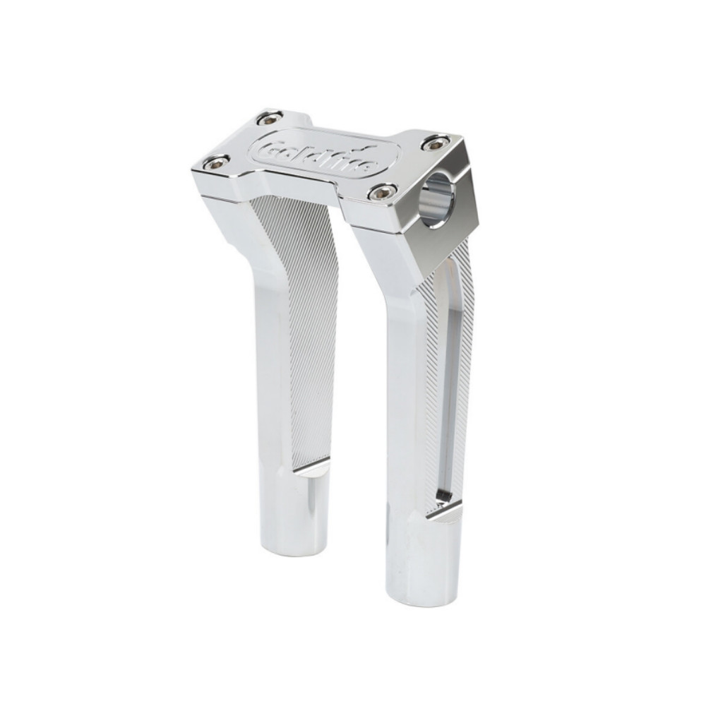 Pullback 10" Handebar Riser Clamp for Harley 1'' Handle Bar Touring Chrome