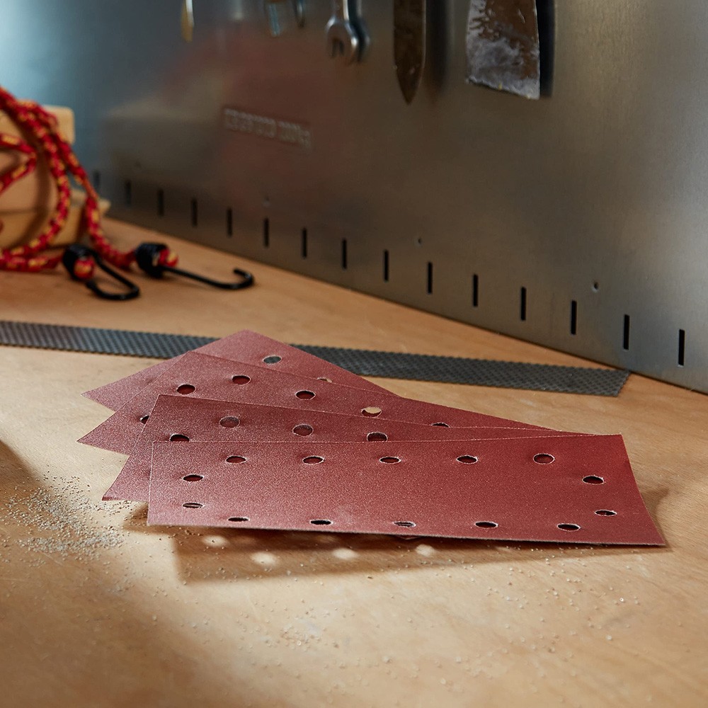 Hook & Loop 1/2 Sanding Sheets Punched 40-2000 Grit 115 x 230mm Sanding Pads