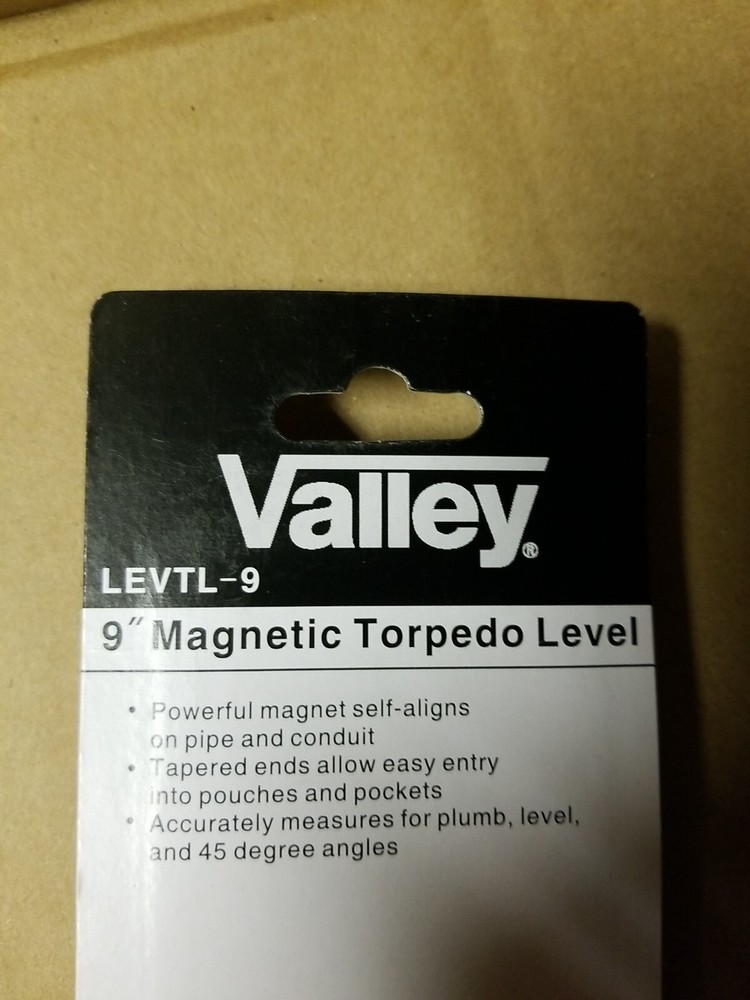 9" Magnetic Torpedo Level LEVTL-9 Valley