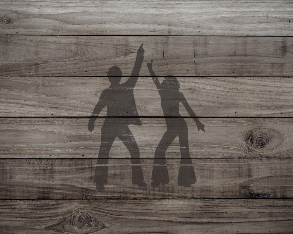 Disco Dancers Stencil, Reusable Mylar Craft Stencil, 366