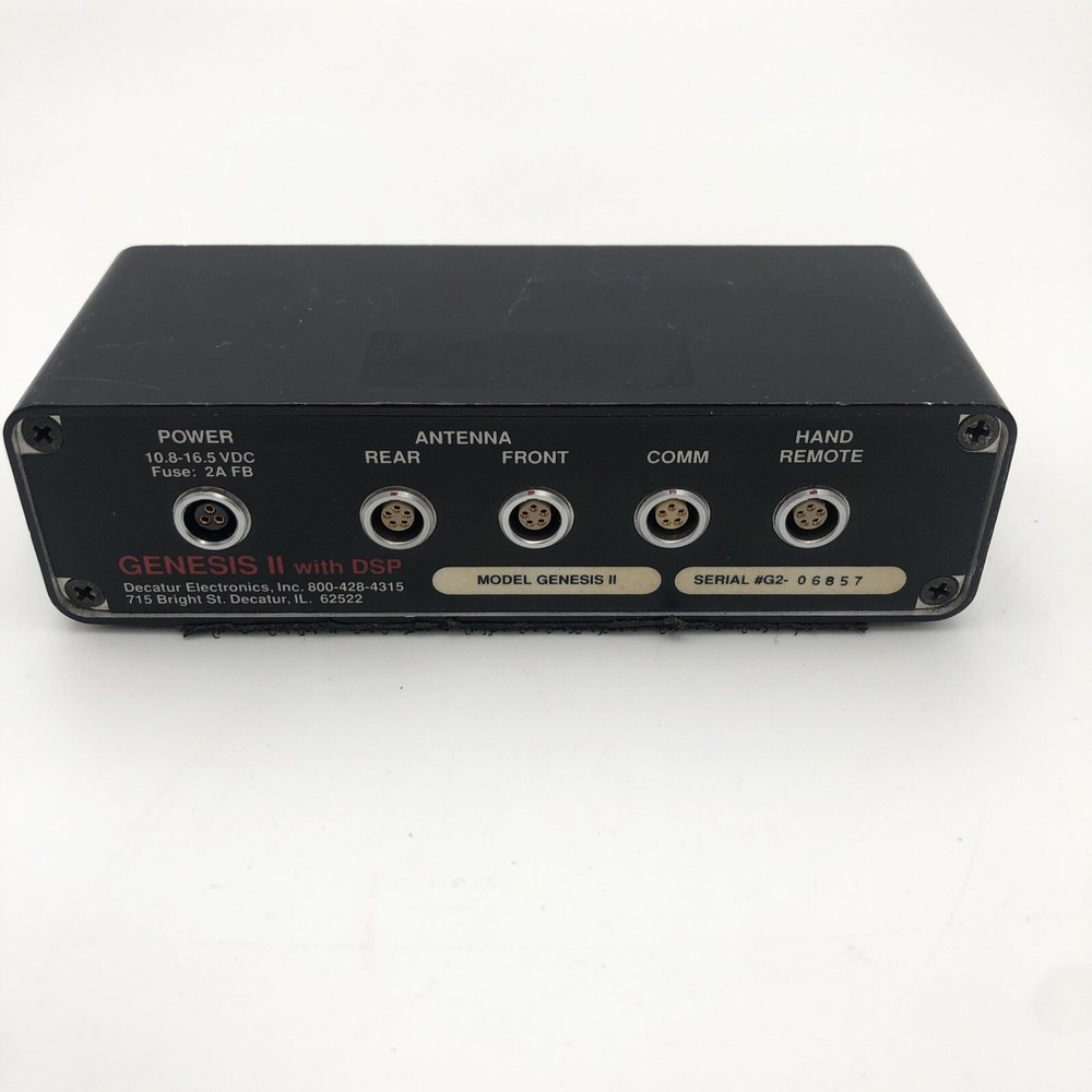 USED Decatur Genesis II Ka Band- MPH Radar INPUT MODULE ONLY UNTESTED READ