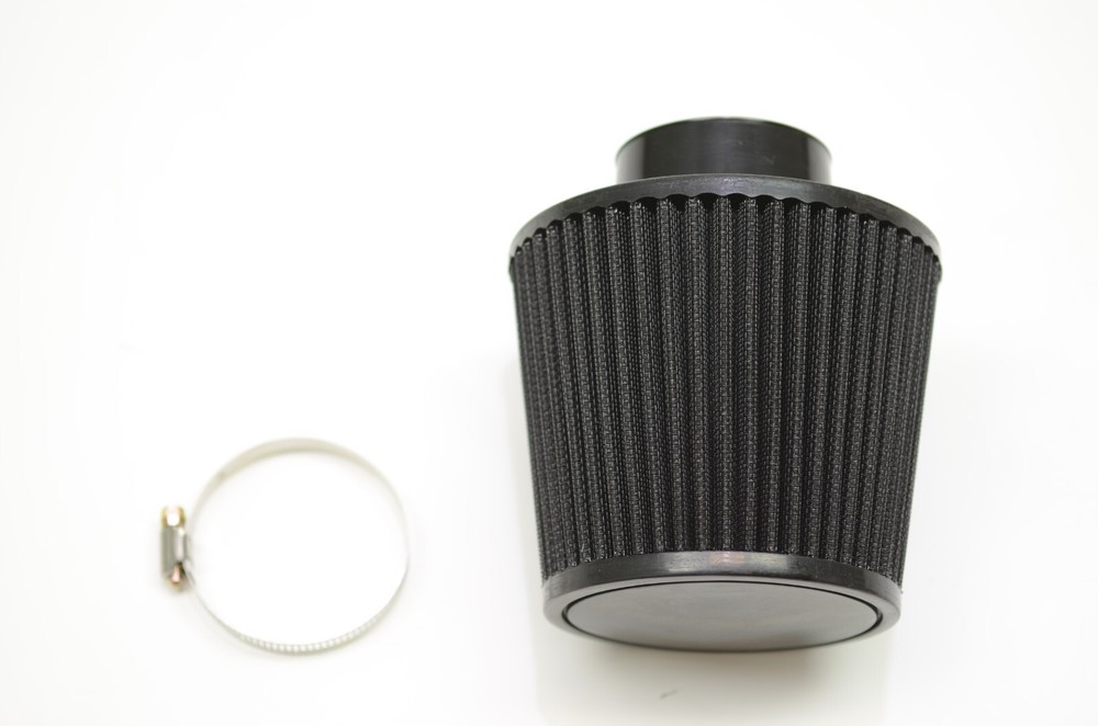 1320 Performance 2.5 inch Universal air filter cone reusable short version Black