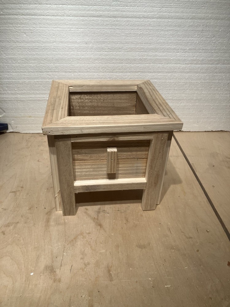Rustic Wooden Cedar Planters Box Home Decor Storage Multipurpose