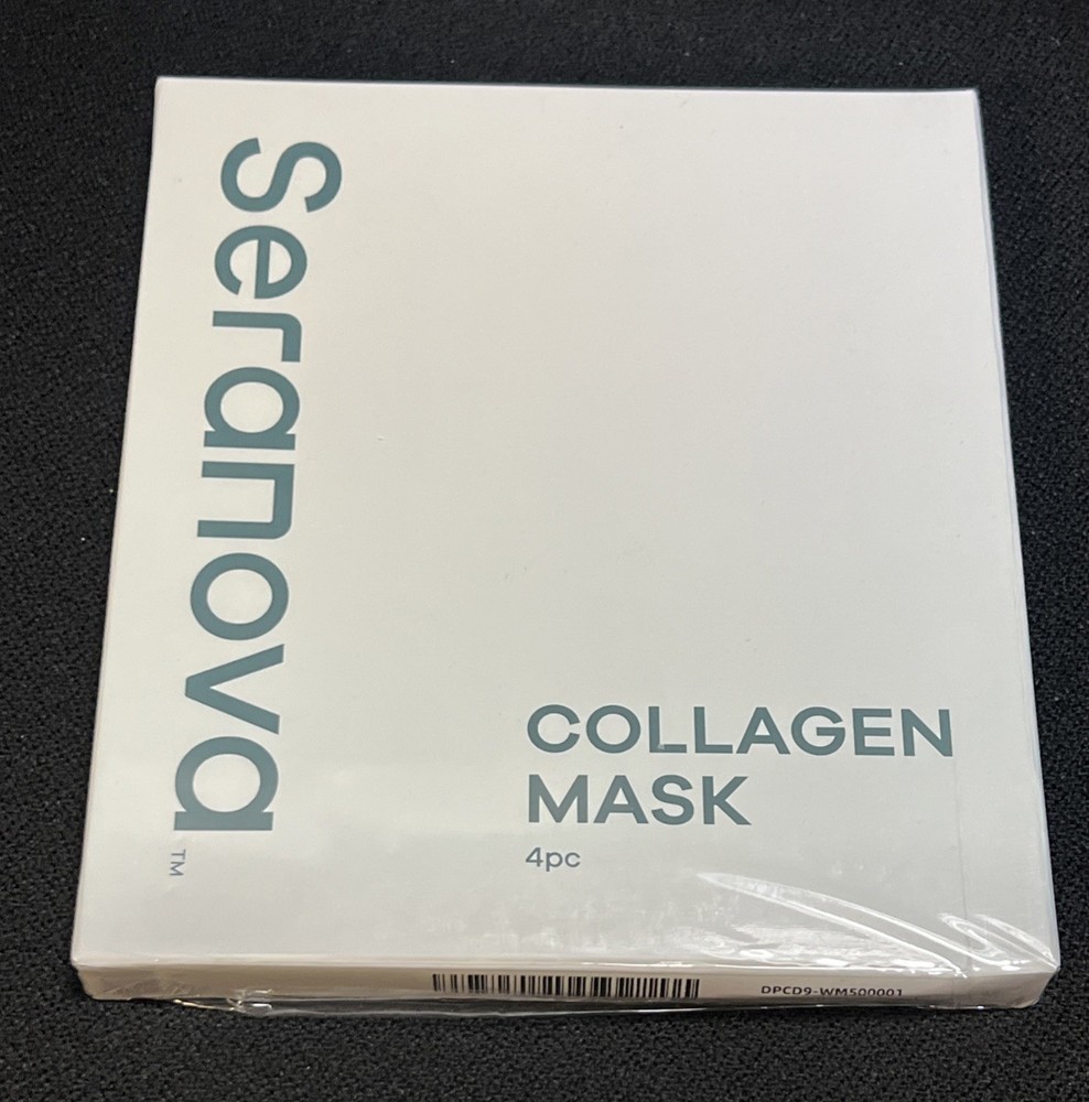 Seranova Collagen Mask  4 Pc New Sealed