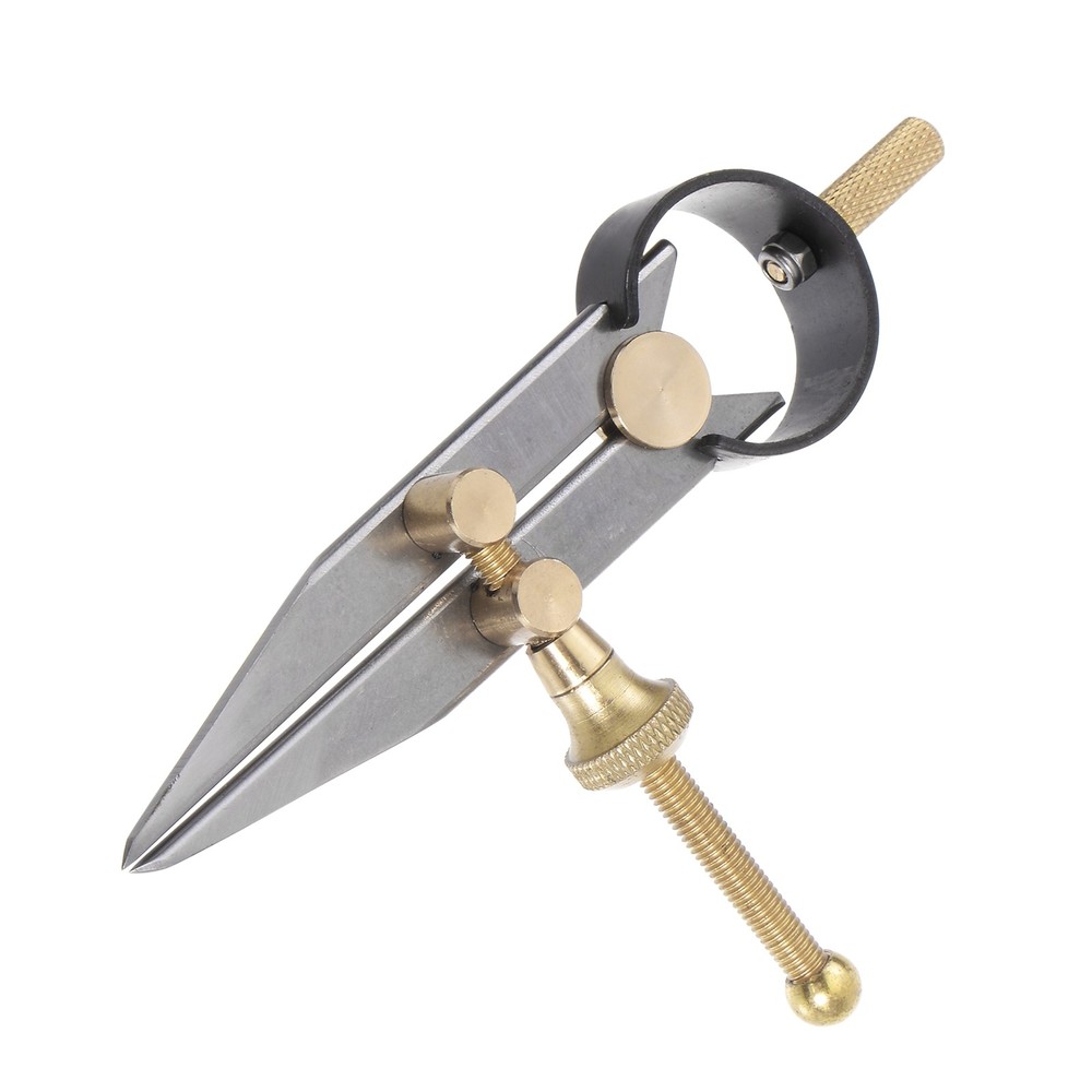 Spring Joint Caliper 3 " Carbon Steel Spring Divider w Brass Fulcrum Flat Leg