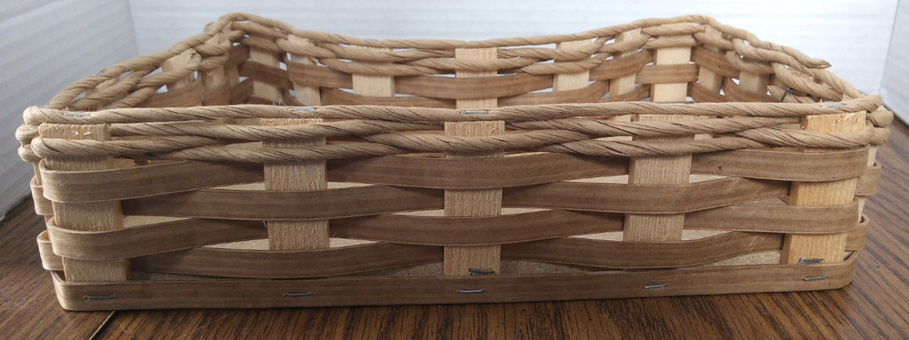 Wicker Christmas Card Basket