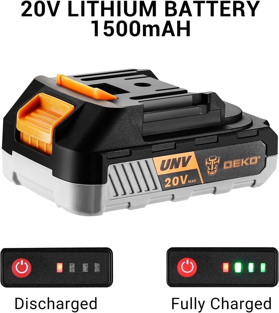 Compact Cordless Drill Set 20V with Battery & 10 Bits - Ideal for DIY Projects