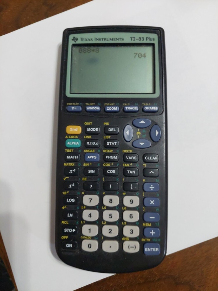 texas instruments ti-83 plus calculator