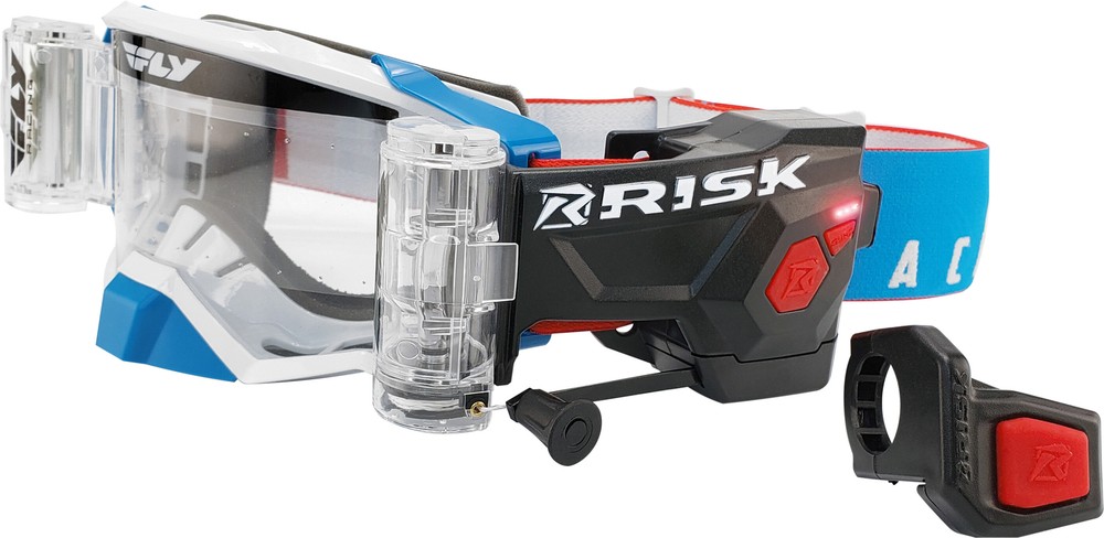 RISK RACING THE RIPPER UNIVERSAL AUTOMATIC GOGGLE ROLL-OFF SYSTEM