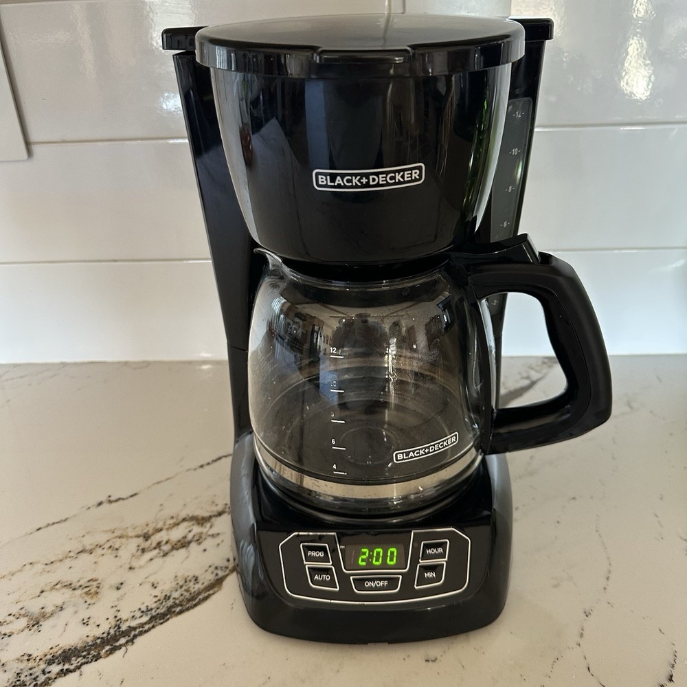Black + Decker  CM1100B 12 Cup Programmable Coffeemaker, Black