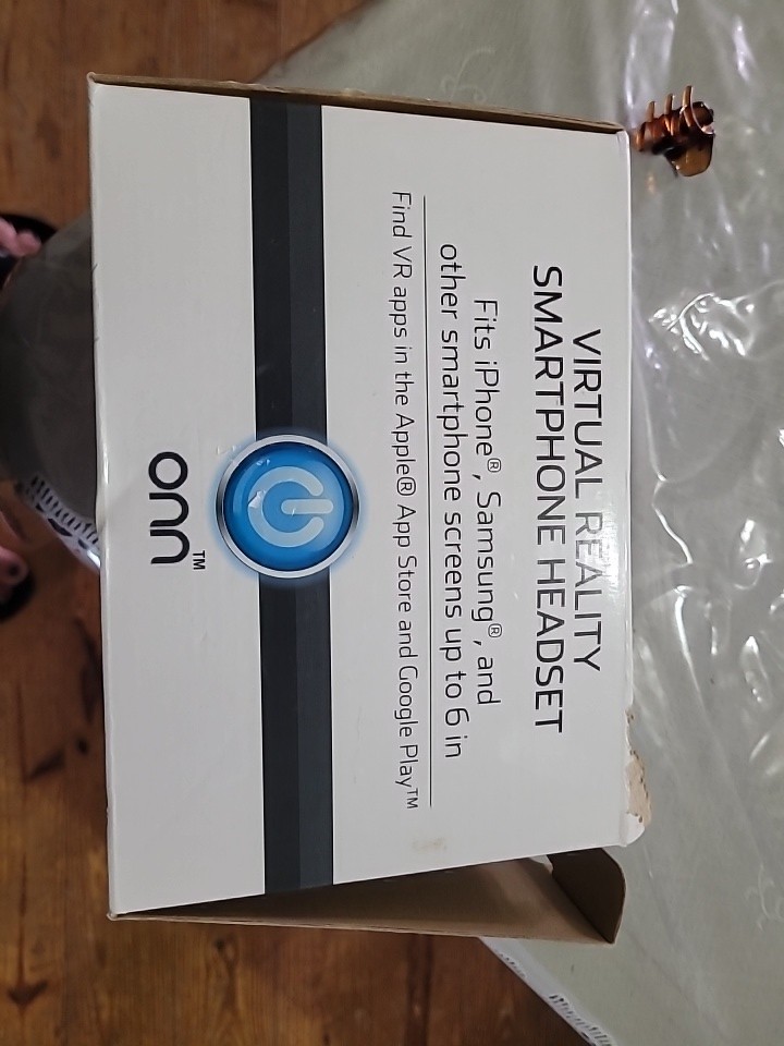 ONN Virtual Reality SmartPhone Headset - Red