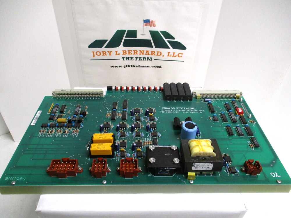 DIGALOG SYSTEMS , TEST HEAD P/S CONTROLLER , PCB-0000-3725 ,  USED