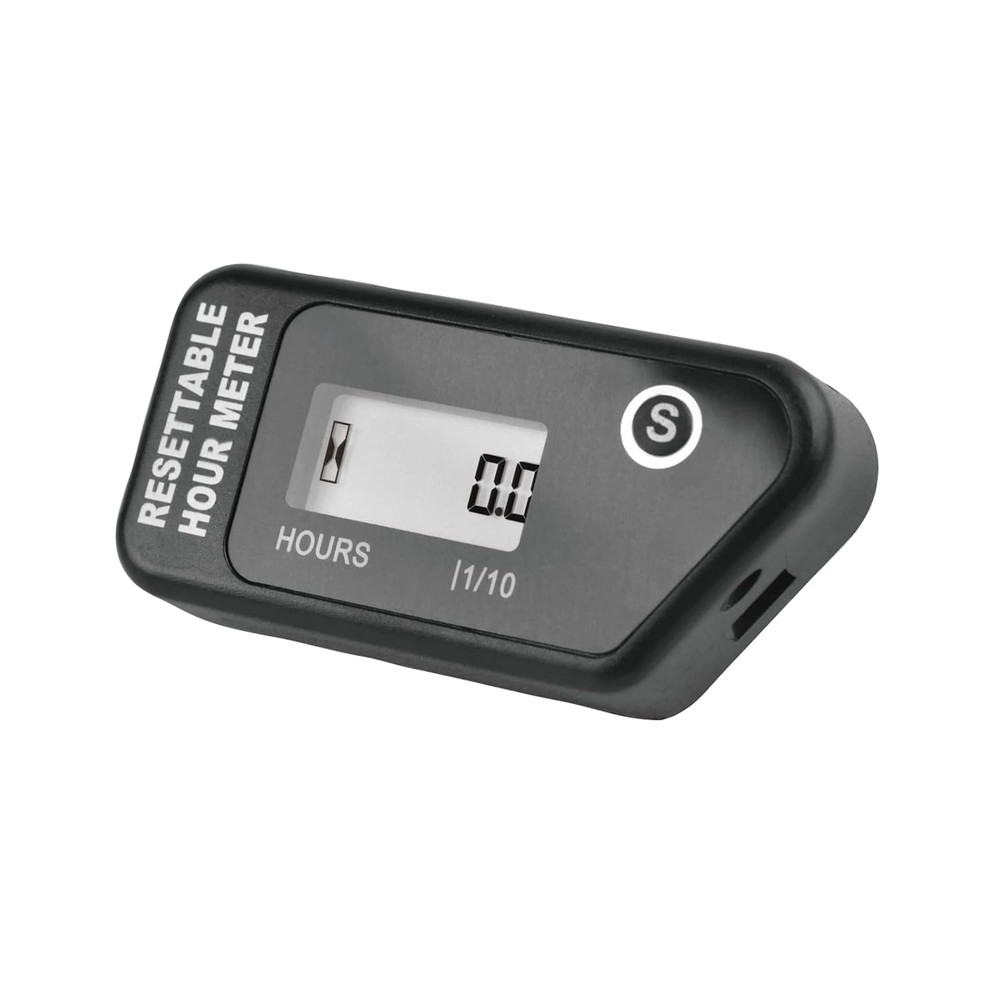 Digital Inductive Hour Meter Waterproof LCD Engine Hourmeter Gauge