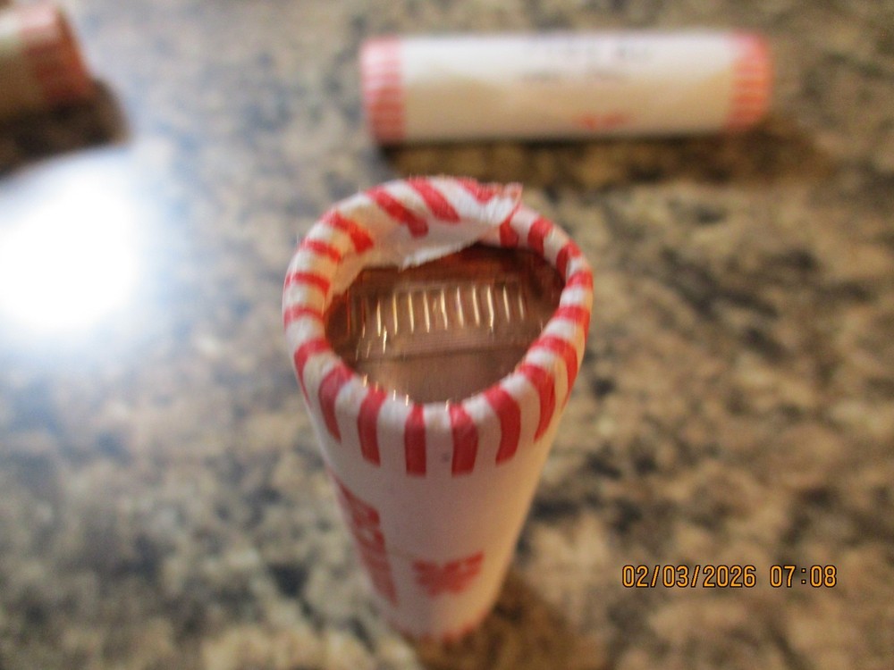 1984 OBW LINCOLN CENT ROLL TAIL-TAIL X