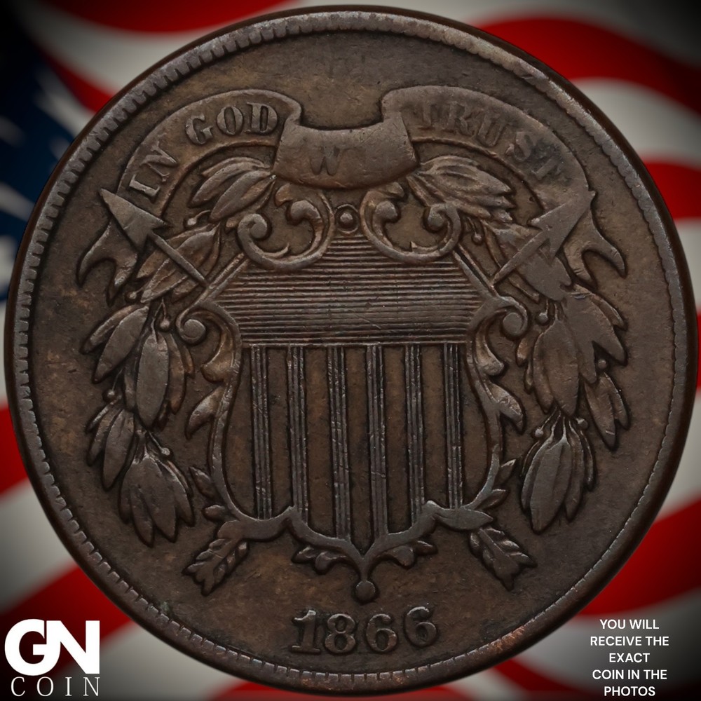 1866 2 Cent Piece A5051