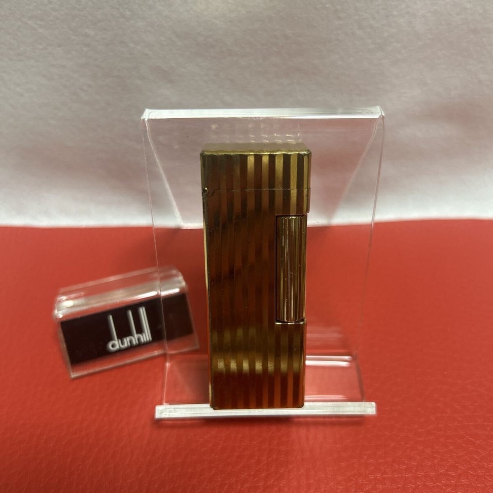 Overhauled Dunhill Rollagas lighter Gold without box