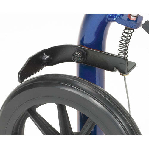 Rollator 4-Wheel with Pouch & Padded Seat Black - Drive