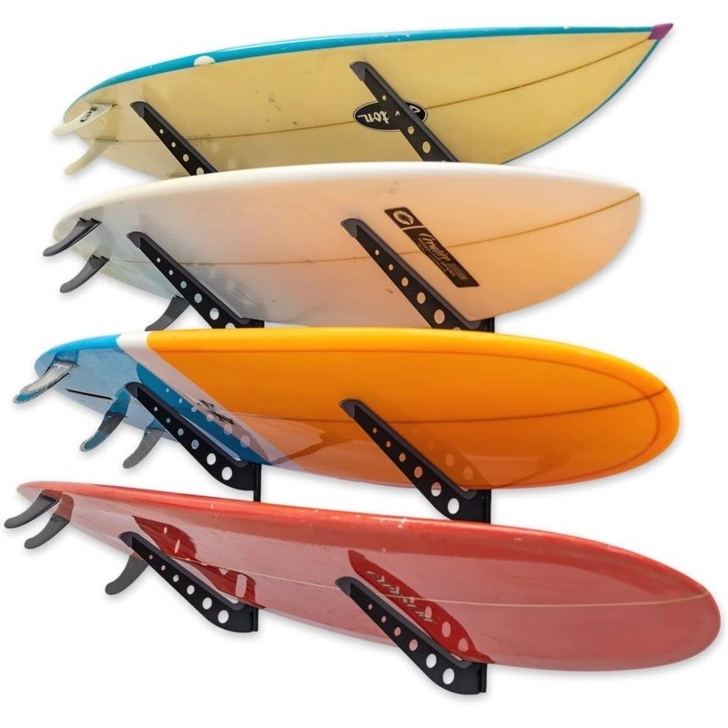 Adjustable Heavy Duty Surfboard Wall Rack Storage W/ Protective Padding New