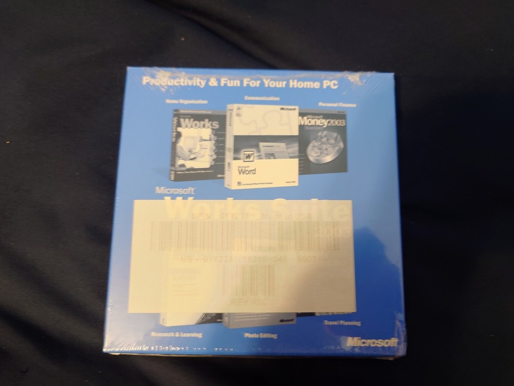 SEALED Microsoft Works Suite 2003 (Retail) (1 User/s) - Full Version for Windows