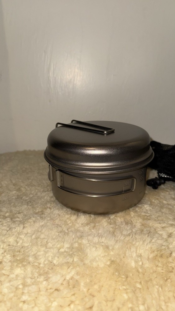 Snow Peak Backpacking Camping Titanium Cookset