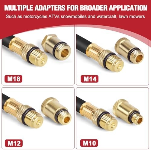 9pcs Compression Tester & Spark Plug Tester - 300PSI Engine Cylinder Gauge Tool