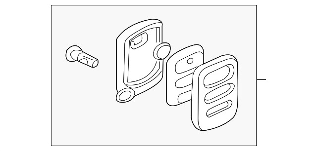 Genuine Mitsubishi Keyless Entry Transmitter MR587982