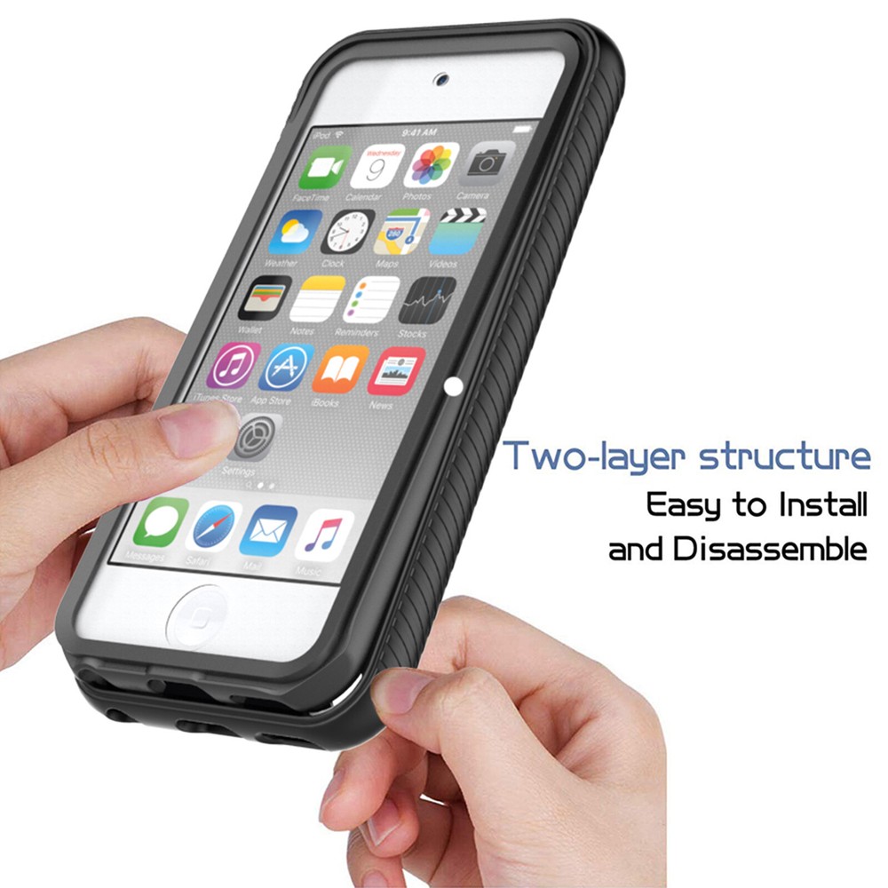 Fr Apple iPod Touch 5/6/7th Gen Rugged Shockproof Case Built-in Screen Protector