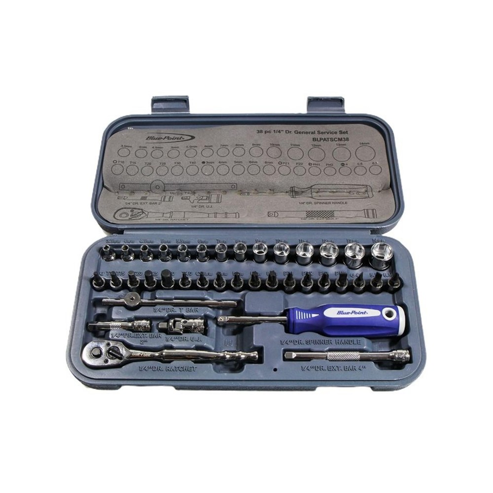Bluepoint 38 PC 1/4" Dr.General Service Set