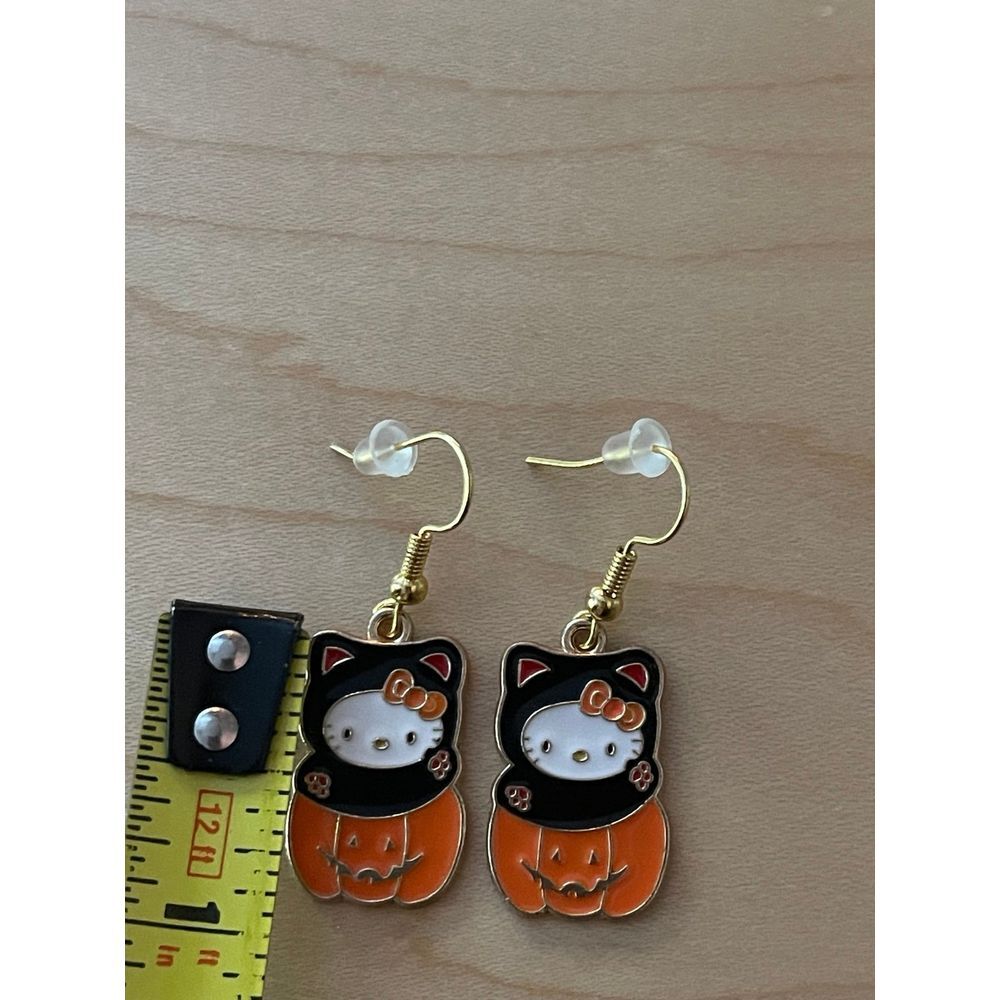 Halloween Holiday Hello Kitty Bundle Handmade Earrings ~ New