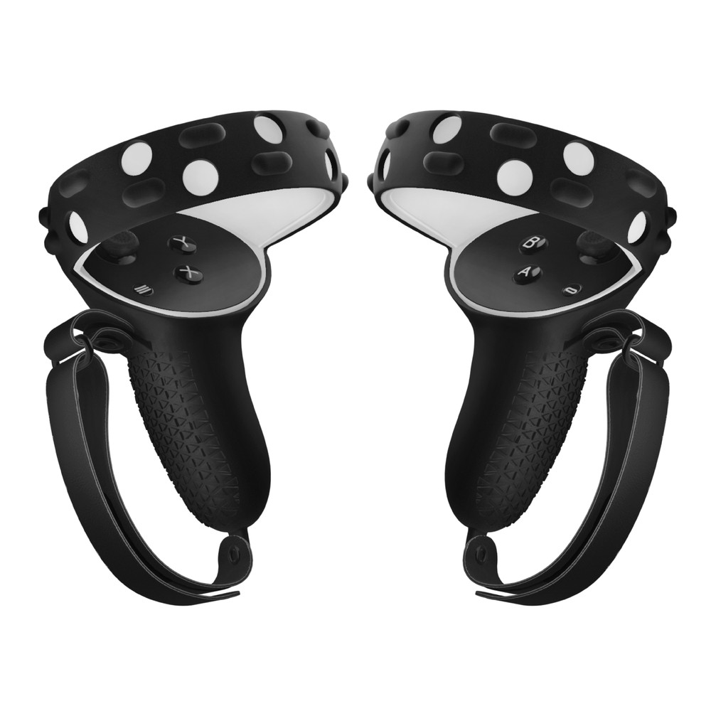 Controller Grips for Oculus Quest 2 / Meta Quest 2 Knuckle Strap Black
