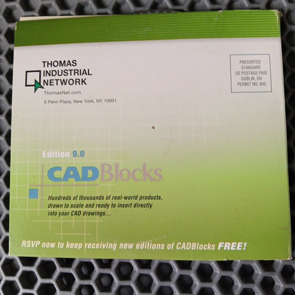 ThomasNet: CadBlocks ~ Edition 9.0 CD-ROMs