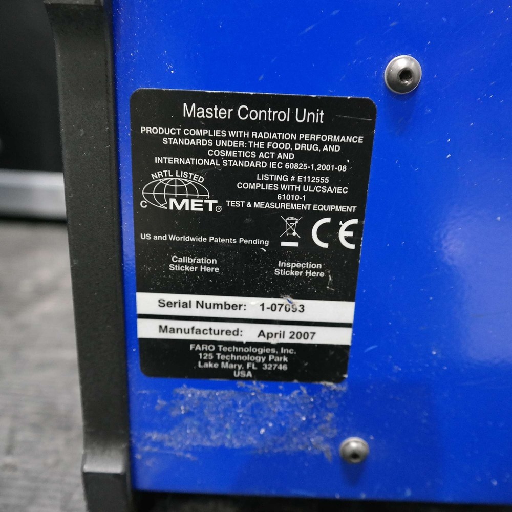 FARO Laser Tracker X V2 with Master Control Unit In Case with Accessories