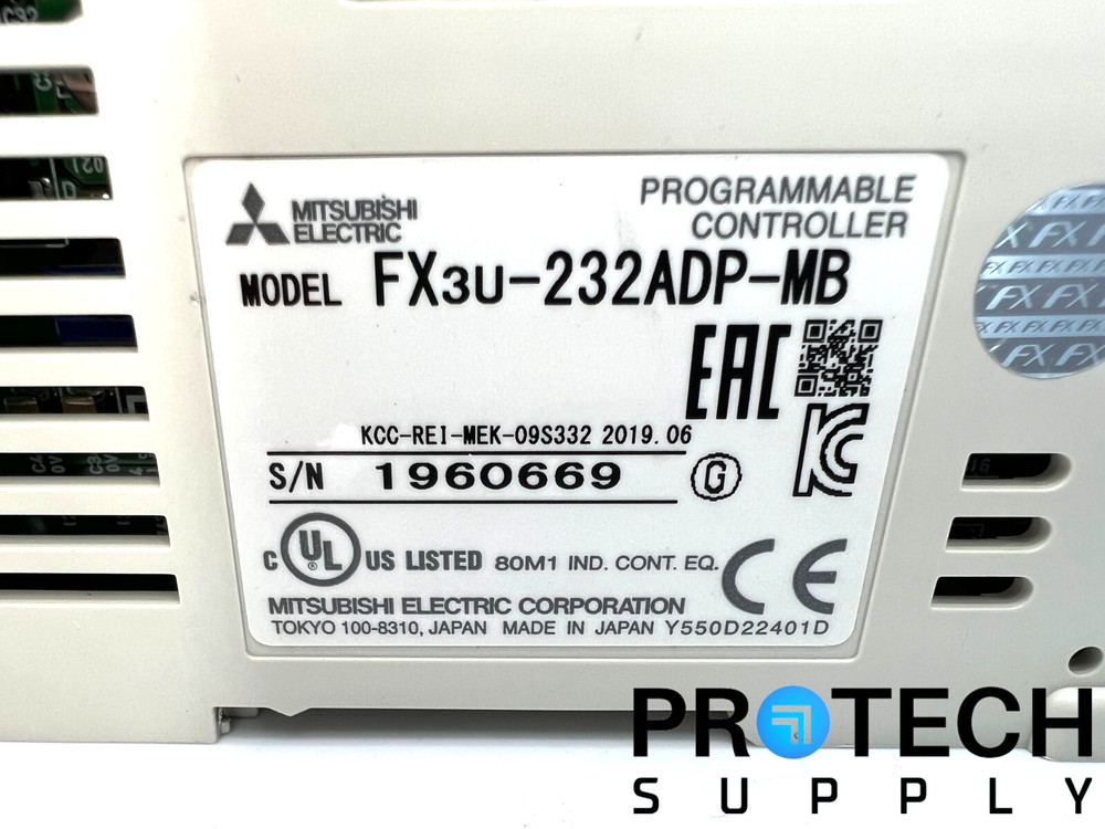 Mitsubishi MELSEC FX3U-32M CPU + AX2N-1PG Programmable Controller w/ WARRANTY