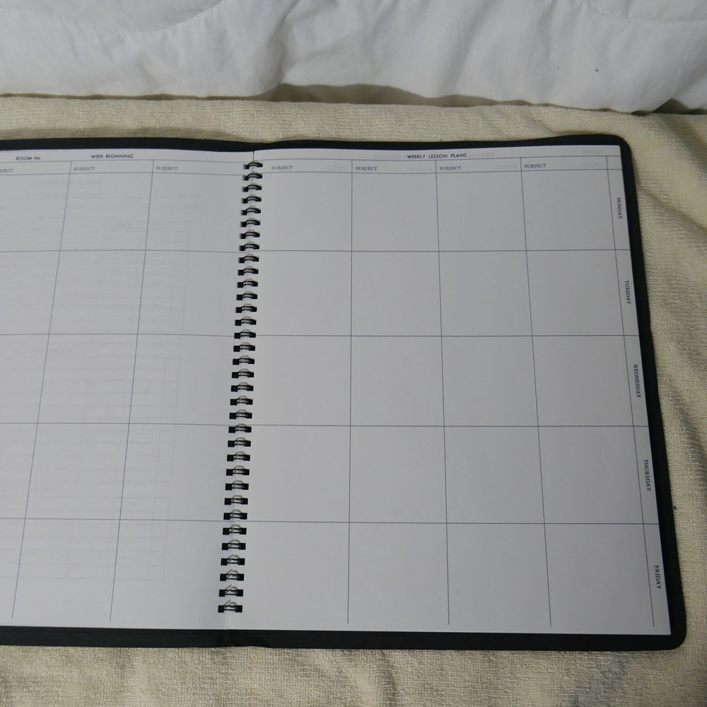 SQUIBB'S Lesson Plan Book No. 812 Maroon