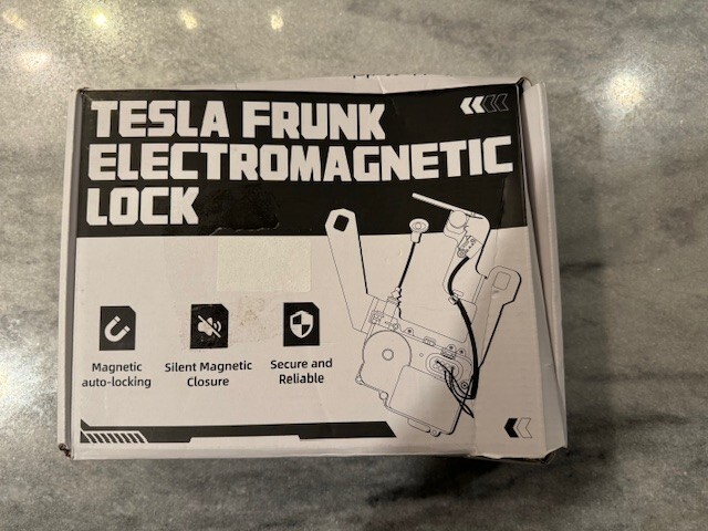 Tesla Model 3 Frunk Electric Suction Soft Closing Lock, 2021-2023