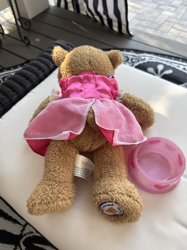Build A Bear Workshop Princess Bear With Dish