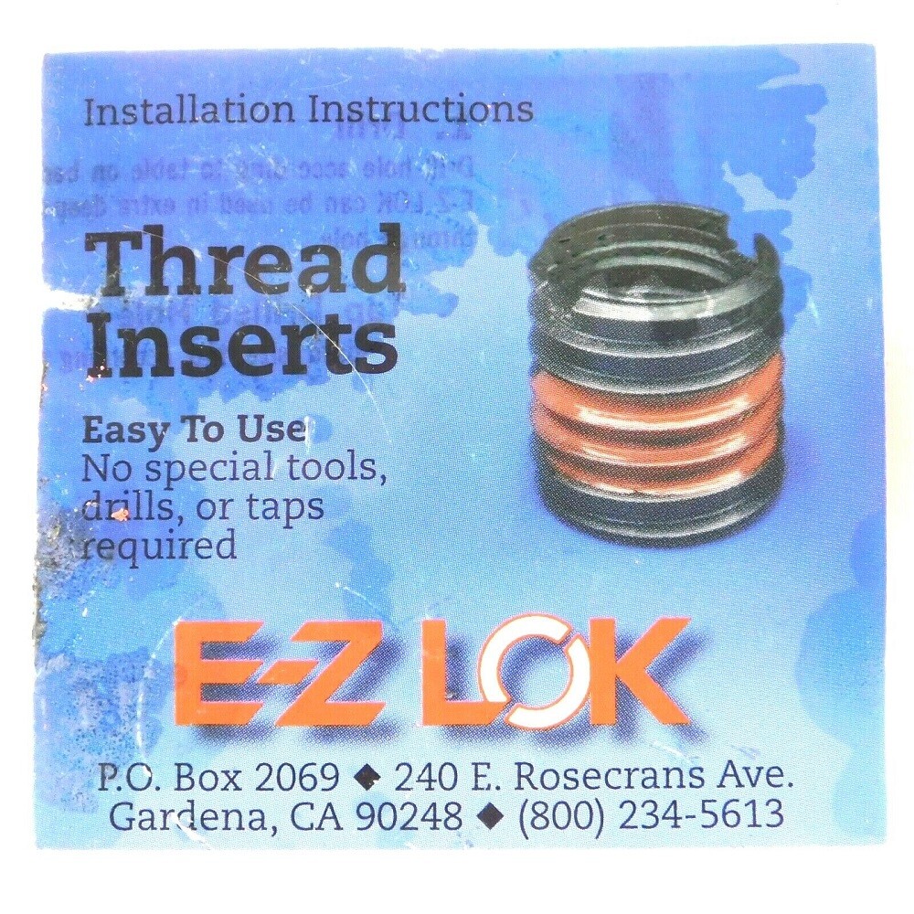 E-Z Lok 329-14 1-1/8" Self-Locking Thread Insert (5 Pieces)