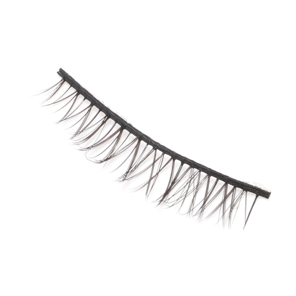 Natural False Eyelashes for Makeup Black A06 5 Pair